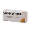 Сиофор 1000 табл. п/о пленочной 1000 мг №60, Берлин-Хеми АГ/Менарини Групп